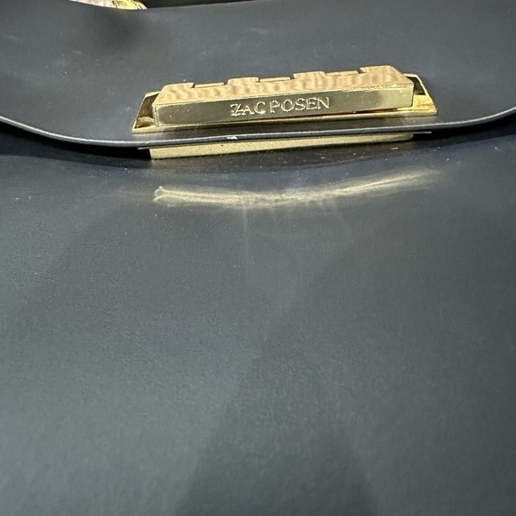 ZAC POSEN Navy Blue Eartha Top Handle Bag, NWOT! - Picture 7 of 15